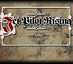 Jet Pilot Rising (Homebrew) — Title screen